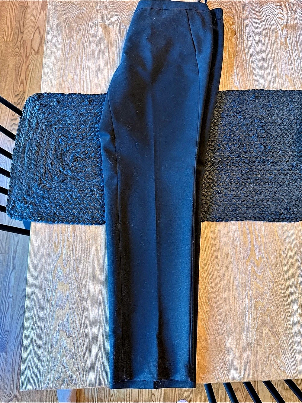 Akris Straight-Leg Pants in Black